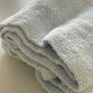 Vintage Bright Future JcPenney Baby Soft Blue Thermal Style Security Blanket